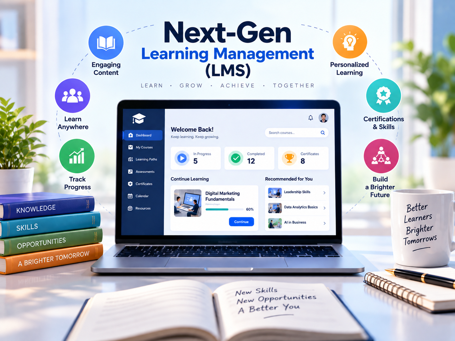 Learning Management System Interface